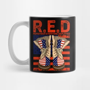 RED Remember Everyone Deployed Mug